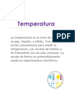 Temperatura escalas conversión