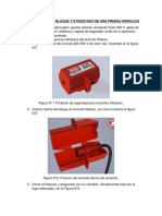 Procedimiento de Bloque y Etiquetado de Una Prensa Hidrulica