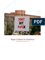 Rape Culture in America