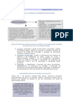 Conceito Prática Gestão de Doc - Resumo