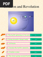 Rotation and Revolution-Seasons North