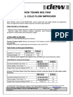 Dew Diesel Cold Flow Improver Teknik Bülten