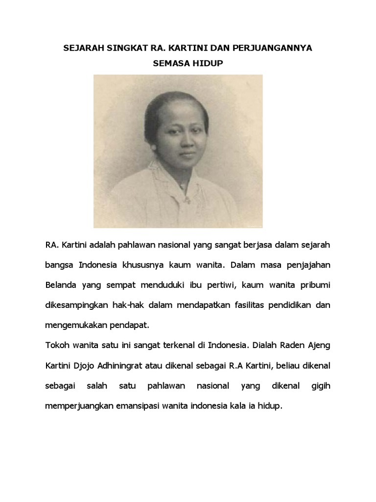Kliping Raden Ajeng Kartini