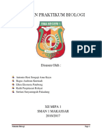 Laporan Praktikum Biologi