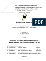 Ali Brara - Application Du Concept Des Réseaux Acoustiques À Bandes Interdites Pour L'isolation Sismique D'un Site ALI - BOUGRESSI Comsol