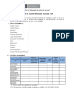 Formato de Contenido de Hoja de Vida - 2018