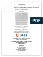 Group 5 - Application of Feedforward and Feedbackward Controller