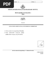 Ciri-ciri tumbuhan DST Tahun 3