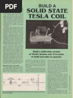 Build A Solid State Tesla Coil - Electronics Now - Nov. 1994