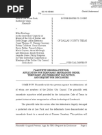 2018 04 24 Original Petition Final Return Lee to Lee Park, Gann v. Rawlings