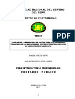 Análisis de La Estructura de Capital en El Apalancamiento Financiero de Las Empresas Del Sector d