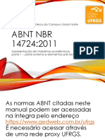 Abnt NBR 14724