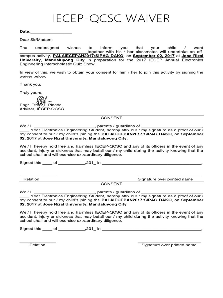 Waiver PDF