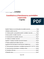 Constituirea Și Funcționarea Societăților Comerciale