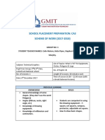 Microteaching Scheme of Work