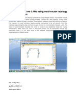 1.2. Connecting Two Lans Using Multi-Router Topology With Static Routes