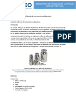 Guía de Práctica 0 - Calibración de Instrumentos de Laboratorio - Grupo 2 PDF