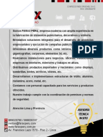 Brochure Farax Peru 2018