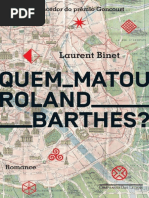 Quem Matou Roland Barthes - Laurent Binet
