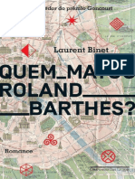 Quem Matou Roland Barthes - Laurent Binet