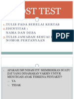 Soal Imunisasi Pelatihan Kader 2016