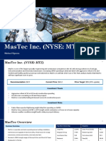 RSIF Presentation - MasTec