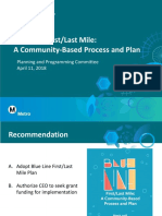 Blue Line First/Last Mile Plan Presentation