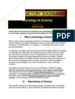 Sociology As Science
