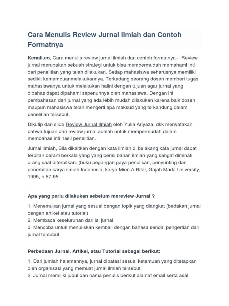 ⁂ Contoh loa jurnal nasional