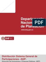 1. Distribución Sistema General de Participaciones -SGP