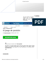 El Juego de Posicion Perarnau