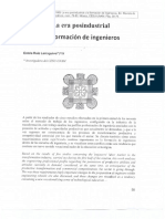 La Era Posindustrial y La Formacaión de Ingenieros