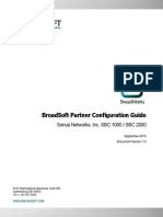 BroadSoft Partner Configuration Guide - Sonus SBC 1000 - 2000