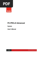 PC-PRO Advanced v9 83 System User's Manual TDC-1062-002