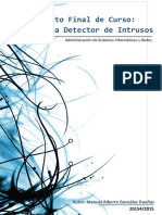 Documentación Proyecto Fin de Curso - Sistema Detector de Instusos