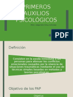 Primeros Auxilios Psicológicos