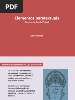 Elementos Paratextuais