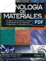Tecnologia de Materiales Maria Sanchez Ivan Campos 1ra Edicion PDF