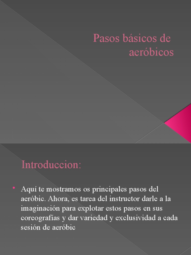 Pasos Basicos De Aerobicos Pdf