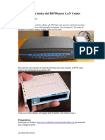 Configuracion Basica Del Rb750 para LAN Center Aplicable A Cualquier Mikrotik PDF