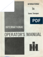 International 1A Operator's Manual