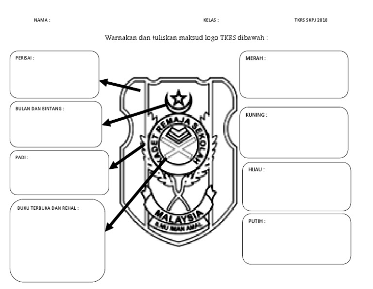 Warnakan Dan Tuliskan Maksud Logo Tkrs Dibawah Pdf