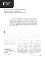 Antropología de La Violencia
