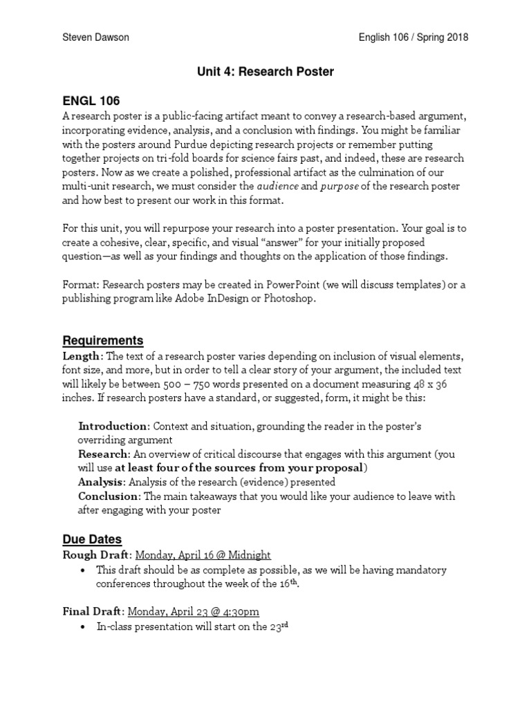 Research Poster Presentation Guide | PDF | Rhetoric | Argument