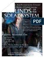 Sounds of The Solar System 2010 November 13 David Hickey Crystal Journey Poster