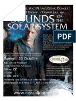 Sounds of The Solar System 2010 October 23 David Hickey Crystal Journey Poster