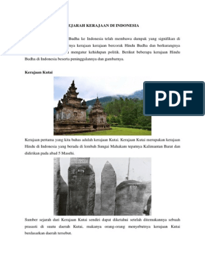 Kliping Sejarah Kerajaan Di Indonesia Ff
