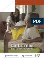 Bases Curriculares para La Educacion Inicial y Preescolar