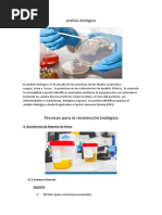 análisis biológico