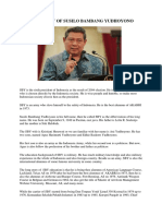 Biography of Susilo Bambang Yudhoyono